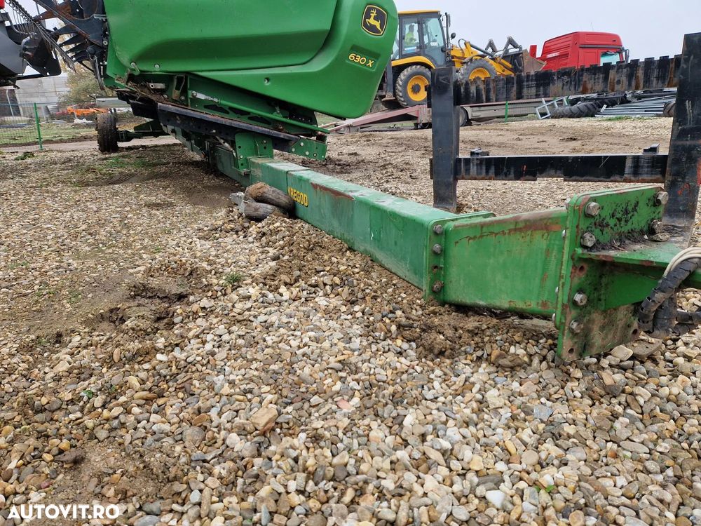 John Deere 630X HEADER PAIOASE si CARUCIOR TRANSPORT  ZURN SWW500-630X - 28