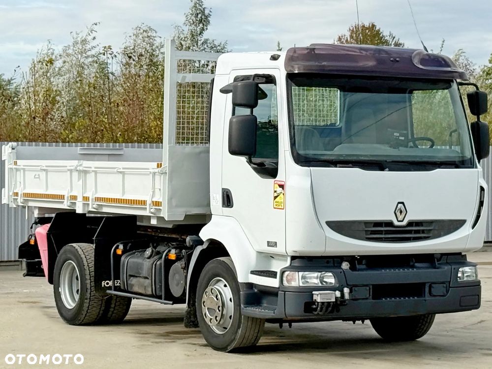 Renault MIDLUM 220 DCI * WYWROTKA 3,80m + BRODMATIC * STAN BDB - 2