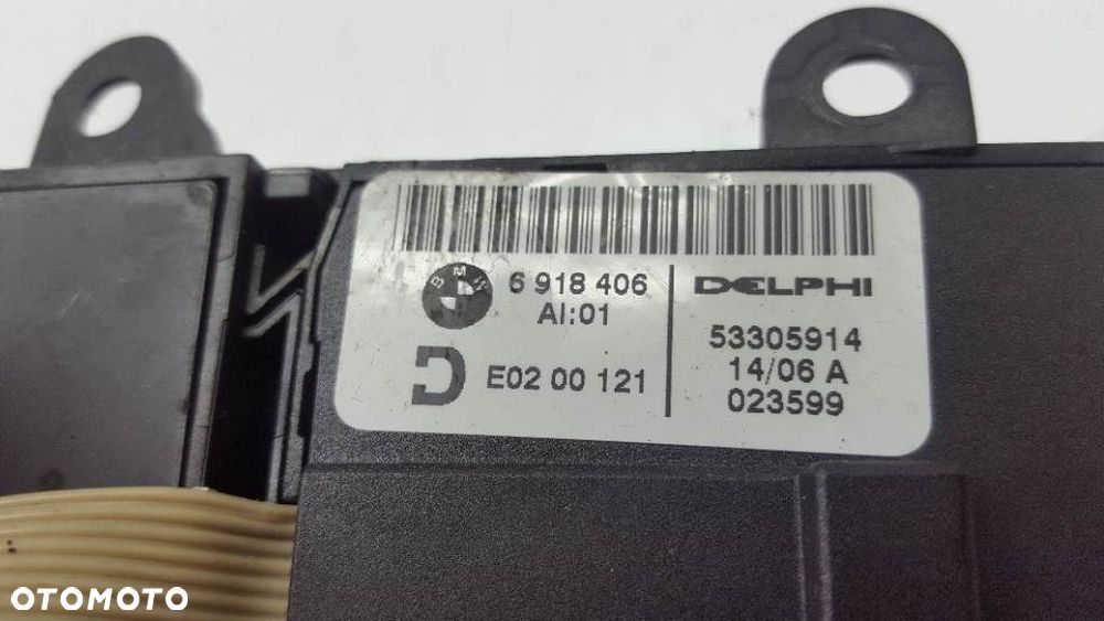 PANEL PRZEŁĄCZNIK STEROWANIA FOTELA PRZÓD LEWY BMW 7 E65 6918406 - 6