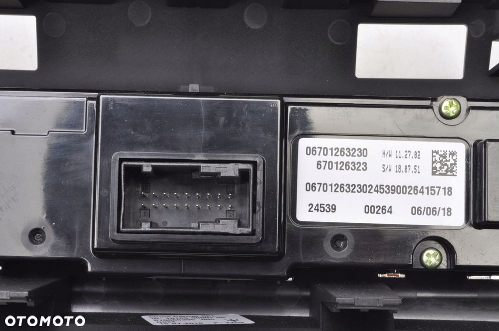 MASERATI GHIBLI III PANEL KLIMATYZACJI 06701263230 - 6