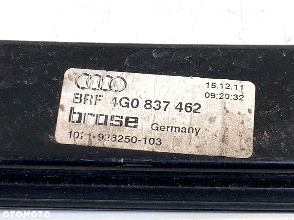 PODNOŚNIK SZYBY PRAWY PRZÓD  AUDI A6 C7 Avant (4G5, 4GD) 2011 - 2018 2.0 TDI 120 kW [163 KM] olej - 6