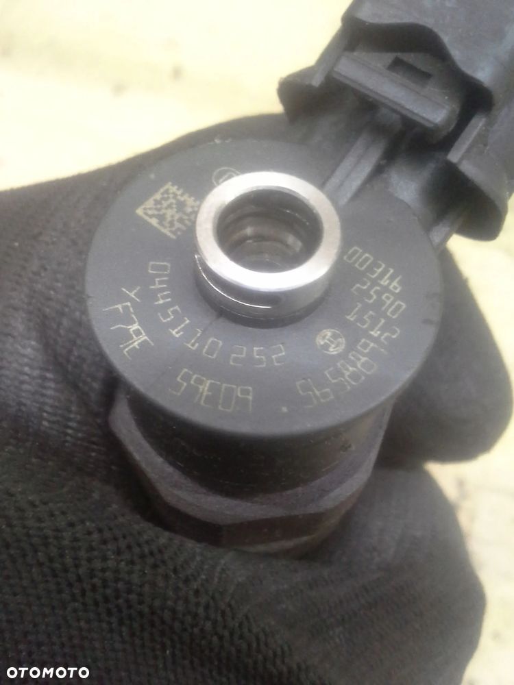 Peugeot Bipper 1.4 1.6 HDi wtryski komplet 0445110252 pompa wtryskowa 0445010102 listwa czujnik przewody komplet - 19