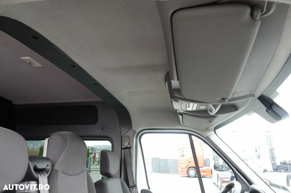 Renault MASTER / CAROSERIE ROATĂ / FUGO / CABINĂ MIXĂ 7 LOCURI / CAROSERIE / DEALER POLONESC / UNIC PROPRIETAR - 30