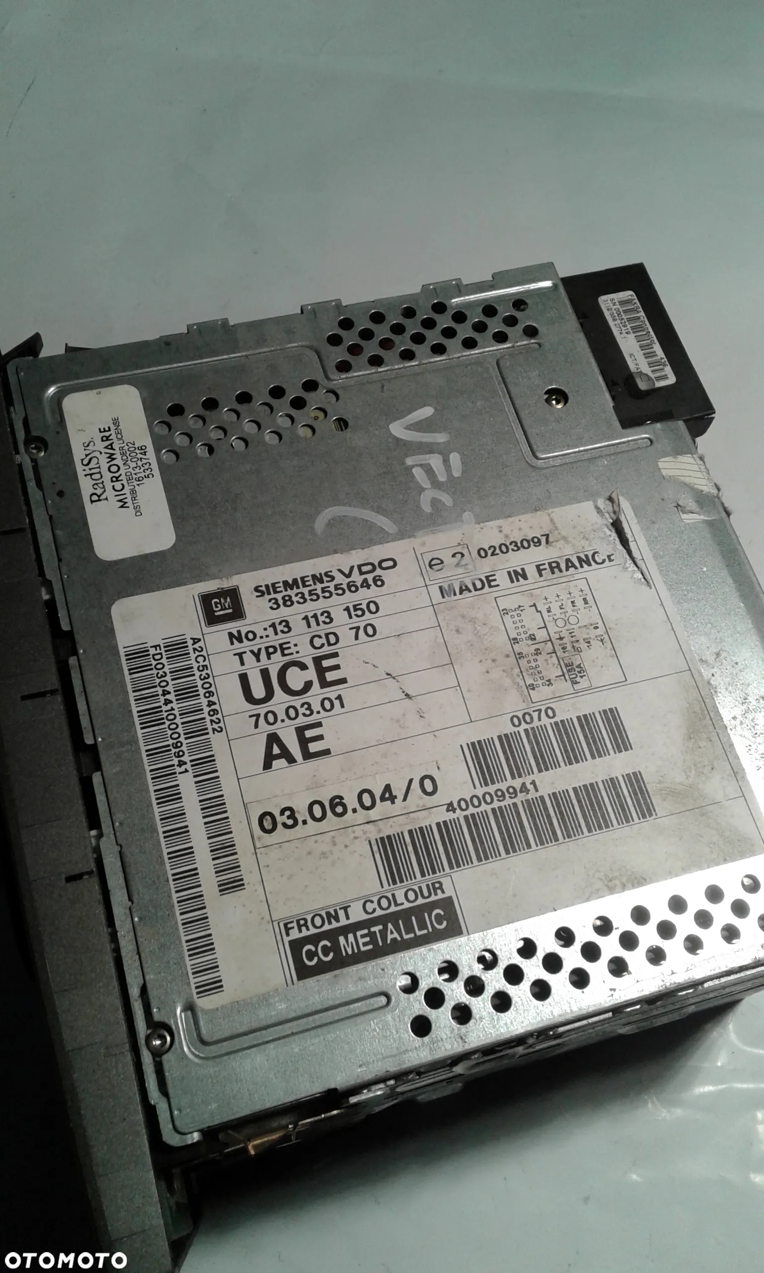 OPEL SIGNUM VECTRA C III RADIO 13113150 - 2