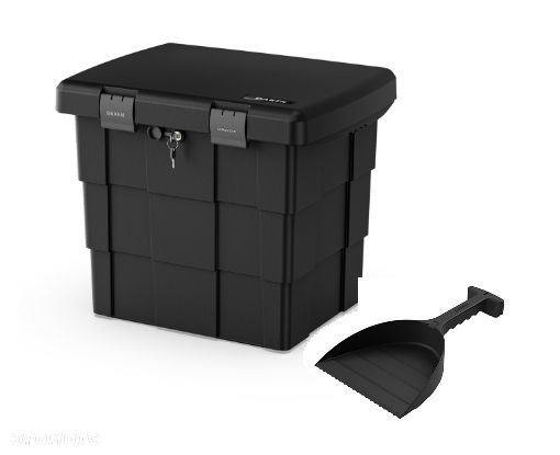 Pojemnik Skrzynia na piasek sól drogową DAKEN Pit Box + szufelka / łopatka - 1