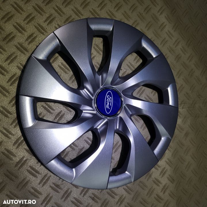 Capace roti FORD r16  la set de 4 buc,Capace janata aliaj,Embleme - 1