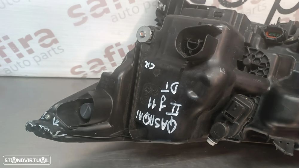 OTICA / FAROL LED NISSAN QASHQAI J11 FASE 2 FACELIFT - DIREITO 100-19011 (2 APOIOS PARTIDOS) - 4