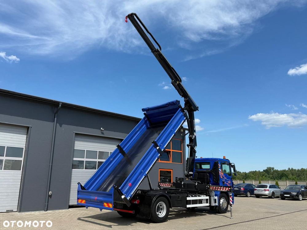 MAN TGM TGL TGS 18.250 // E6 // wywrotka + HDS HMF z pilotem // 4x2 // budowlanka // kiper wywrot żuraw dzwig kran crane - 4