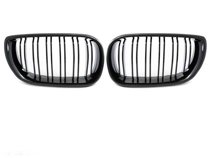 Atrapa Grill Kratka kpl Tuning Black Glossy BMW 3 E46 Lift 01- sedan kombi - 3