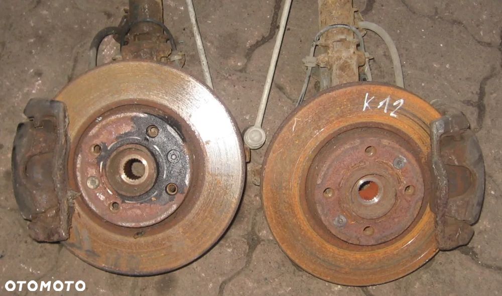 amortyzator sprężyna zwrotnica zacisk MICRA K12 1.2 16V - 2