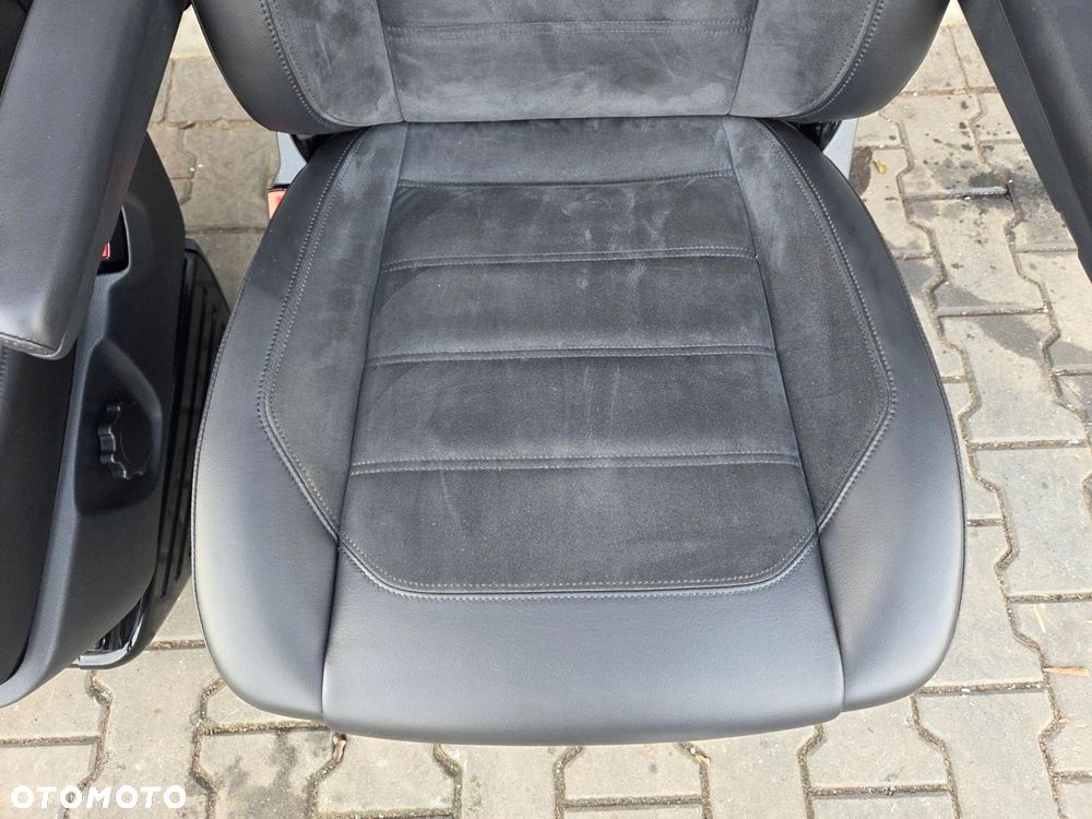 VW T6 MULTIVAN HIGHLINE fotel pasażera przód skóra alcantara - 8