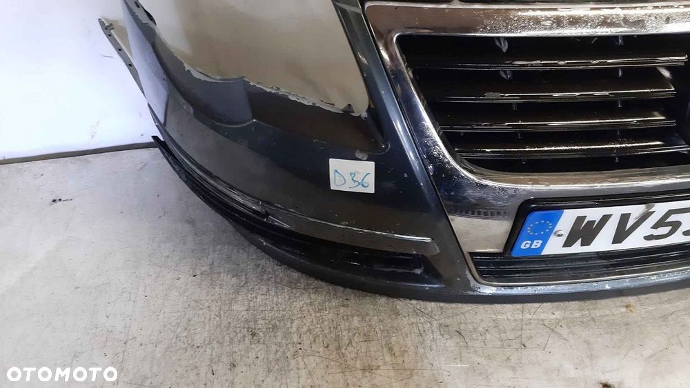 ^ ZDERZAK PRZÓD PRZEDNI DO VOLKSWAGEN VW PASSAT B6 LA7T SZARY USZKODZONY ! - 2