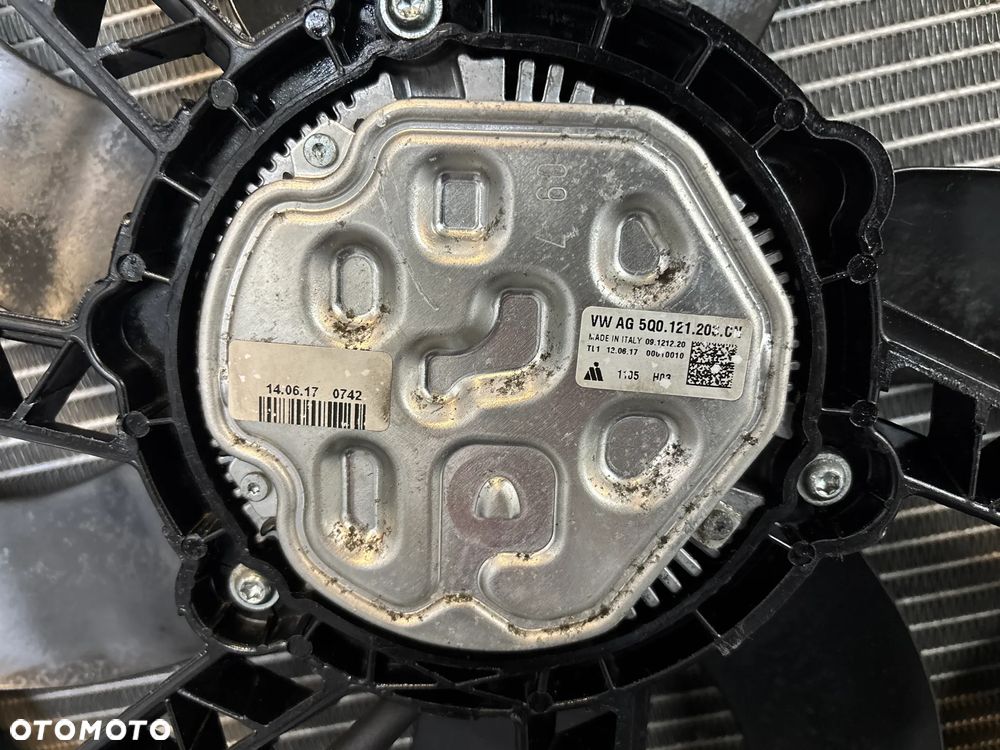 Vw Skoda Audi chłodnice wentylator 2,0 TDI 5WA816411B 5Q0121205AF 5Q0121203CN 5Q0121251GD - 10