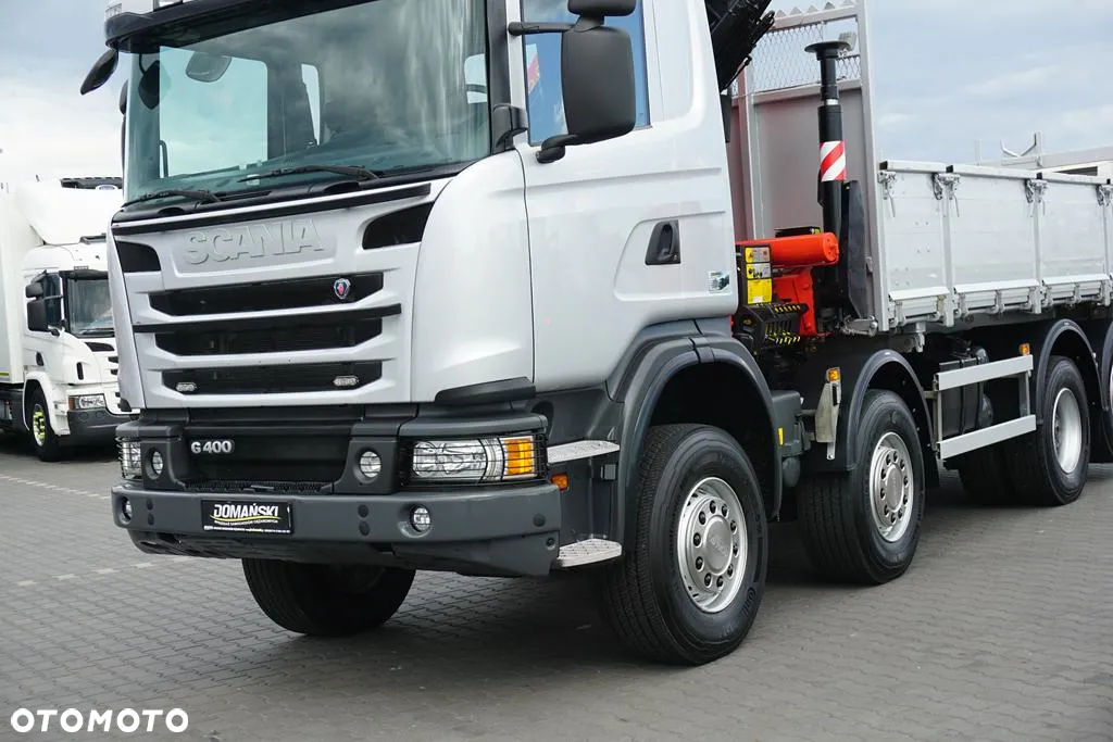 Scania G 400 / E 5 / 8 X 4 / 4 x 4 / WYWROTKA + HDS / TRIDEM / PALFINGER PK 26002 / MANUAL - 20