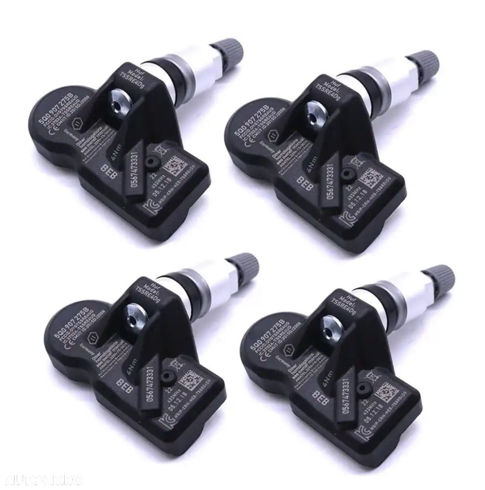 Set Senzori Presiune Roti Anvelope Porsche Audi A4 A5 A6 Q5 Skoda Vw - 1