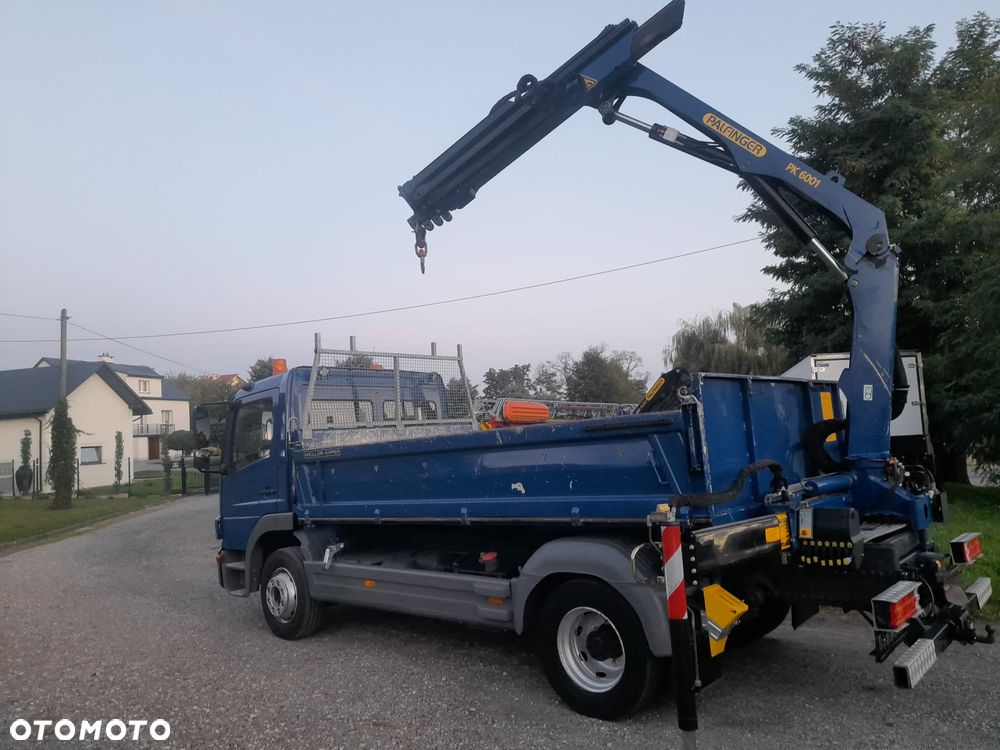 Mercedes-Benz ATEGO 1223K 6 - cylindrów!!  FABRYCZNA WYWROTKA MAILLER Kiper + HDS Dzwig żuraw Palfinger 5+6 funkcja, DODATKOWE zasilanie hydrauliczne przyczepy PRZYCZEPA 16 ton!!! Pełny serwis ASO ORYGINALNY Potwierdzony przebieg 126000km - 10