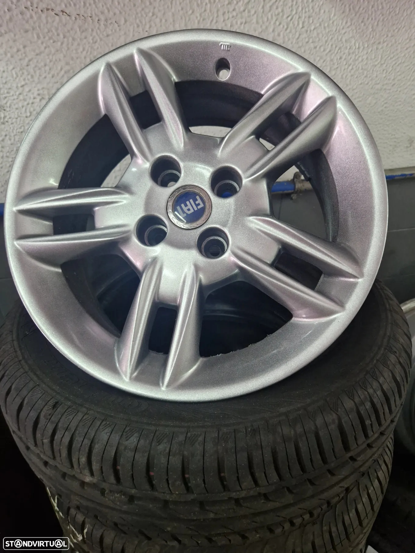 Jantes 15 Originais Fiat Punto HGT Antracite Usadas em bom estado - 2