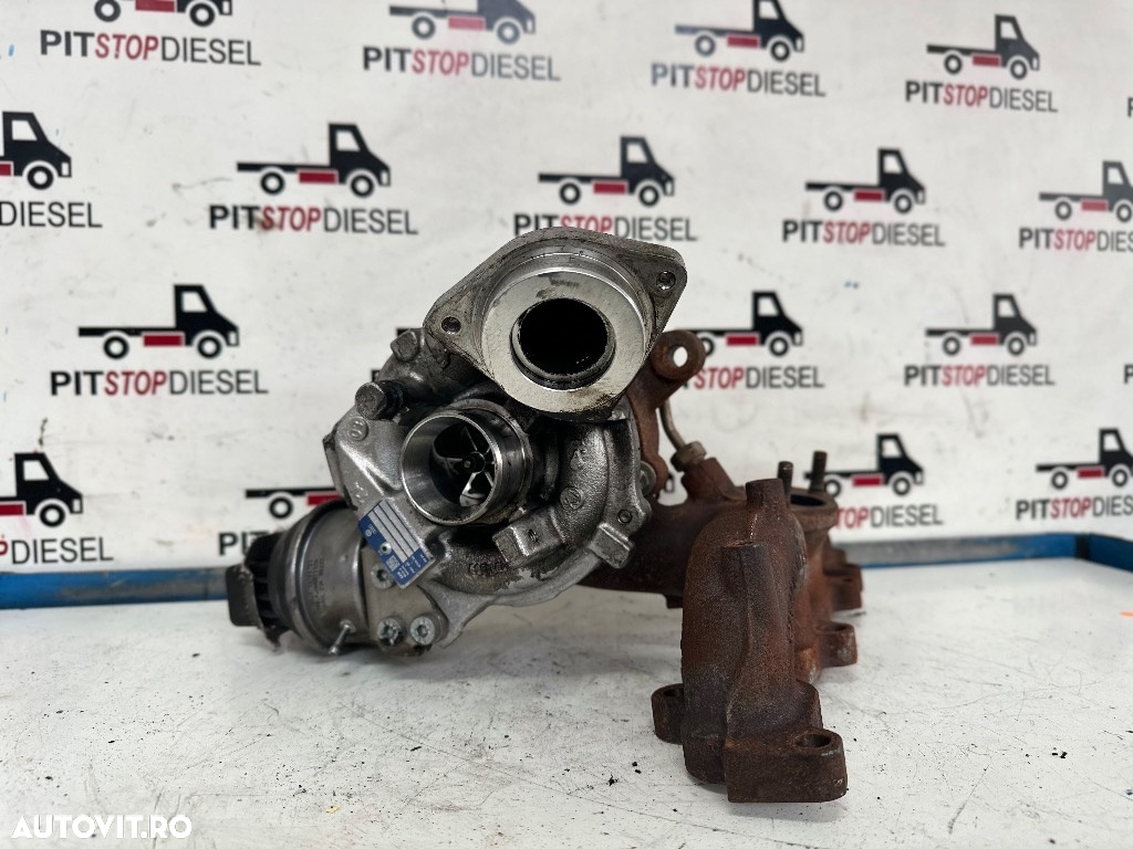 Turbo turbina turbosuflanta 03L253056G Audi Seat Skoda VW 2.0 TDI CFF 2008 2009 2010 2011 2012 2013 2014 - 3