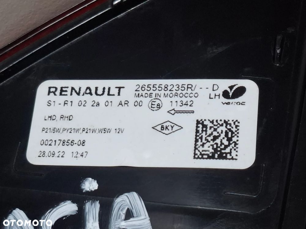 Lampa lewy tył Dacia Sandero 2022 rok nr 265558235R - 4