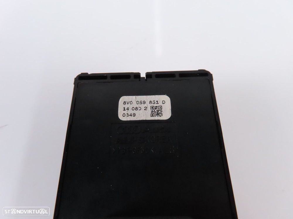 Interruptor / Botão vidros Esquerdo/Frente Usado / Original AUDI A3 Sportback (8... - 3