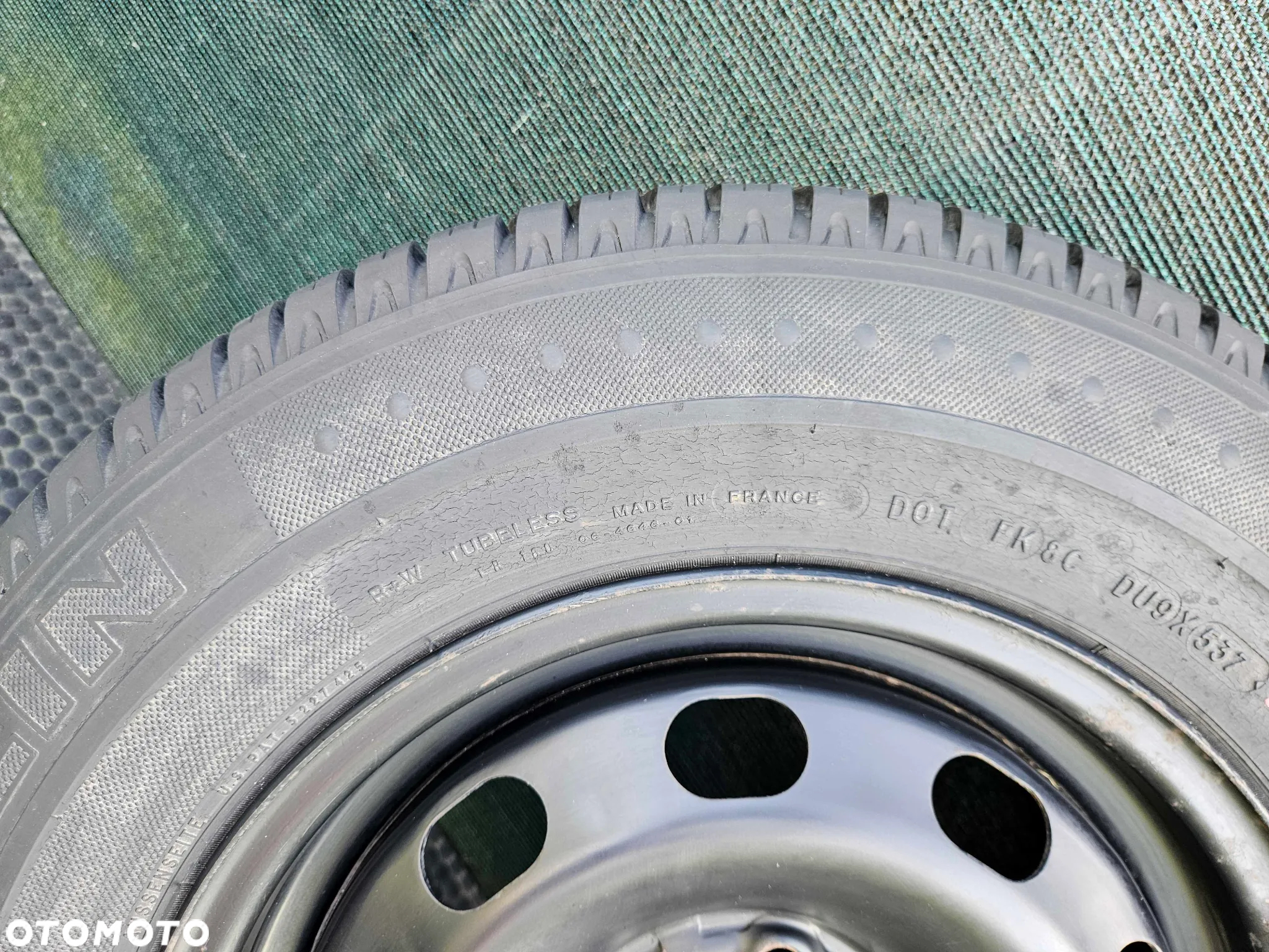 Kolo 1J0601027J Felga Blaszak Zapasowe R14 5x100 6J ET38 Stalowe Opona Letnia 175/80 VW Golf IV 4 Audi Skoda Seat - 10