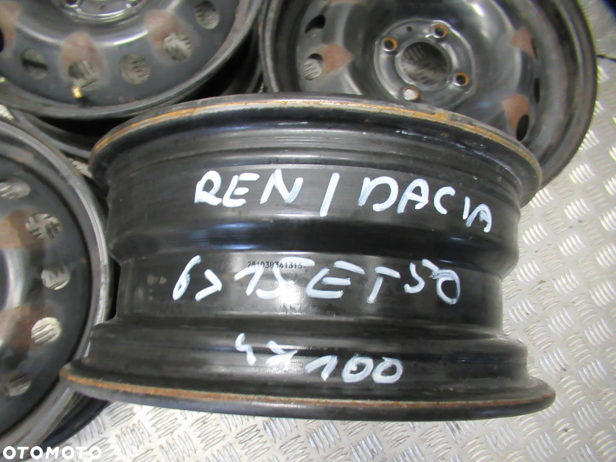 Felgi Renault Clio Modus Zoe Dacia Logan Dokker Sandero 6Jx15 et50 4x100 - 4