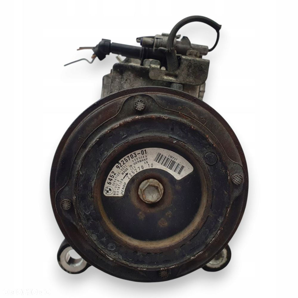 SPRĘŻARKA KLIMATYZACJI BMW E87 E90 E91 2.0 D 6452-9225703-01 DENSO - 10