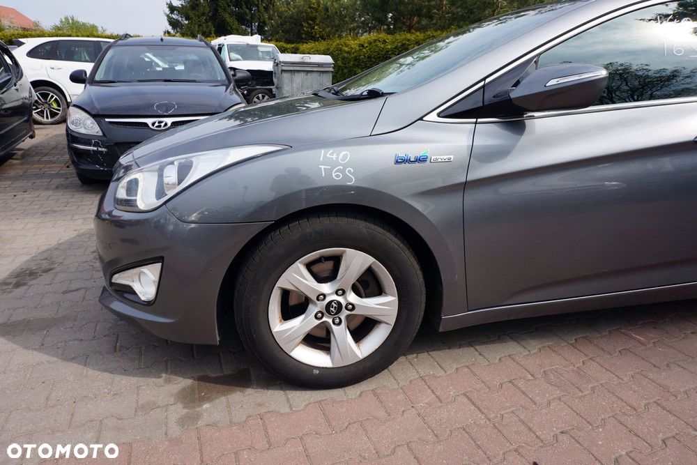 MASKA ZDERZAK BŁOTNIKI LAMPY I40 VF T6S  HYUNDAI 2011-2014 SZARY PRZÓD KOMPLETNY - 8