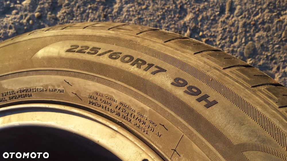 17” - HANKOOK - 225/60 r17 cali – LETNIE Opony KUMHO Optimo - stan BDB - GWARANCJA ! + Możliwy MONTAŻ !! - 2