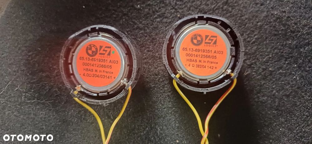 Nagłośnienie LOGIC 7 BMW E60 głośniki zestaw komplet - 2