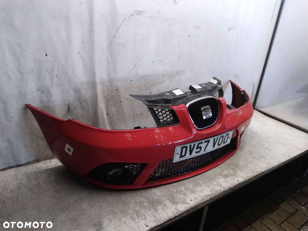 ^ ZDERZAK PRZÓD PRZEDNI SEAT IBIZA 3 III LIFT FL LS3H CZERWONY HALOGENY - 2