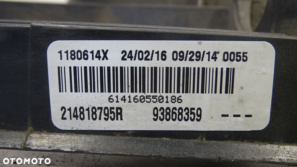 WENTYLATOR CHŁODNICY OPEL VIVARO B 93868359    1180627X - 3