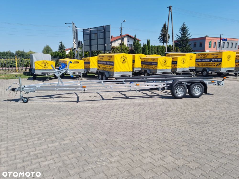 Inny Przyczepa podłodziowa do łodzi  8.5 m łodzi od KamCzepka  DMC do 2700 kg od ręki PRODUCENT - 1