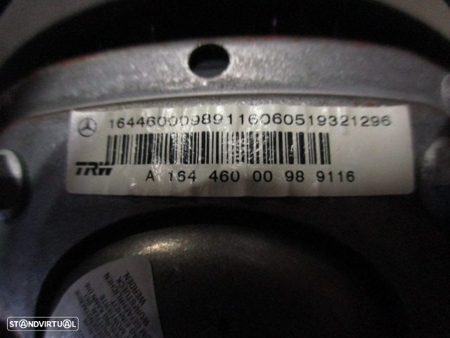 Kit Airbags A16446000989116 A1648600805 A1648204526 603372200 603372600 0038202928  MERCEDES ML W164 2005 320CDI 4X4 V6 24V 225CV  5P CINZENTO PRETO - 5