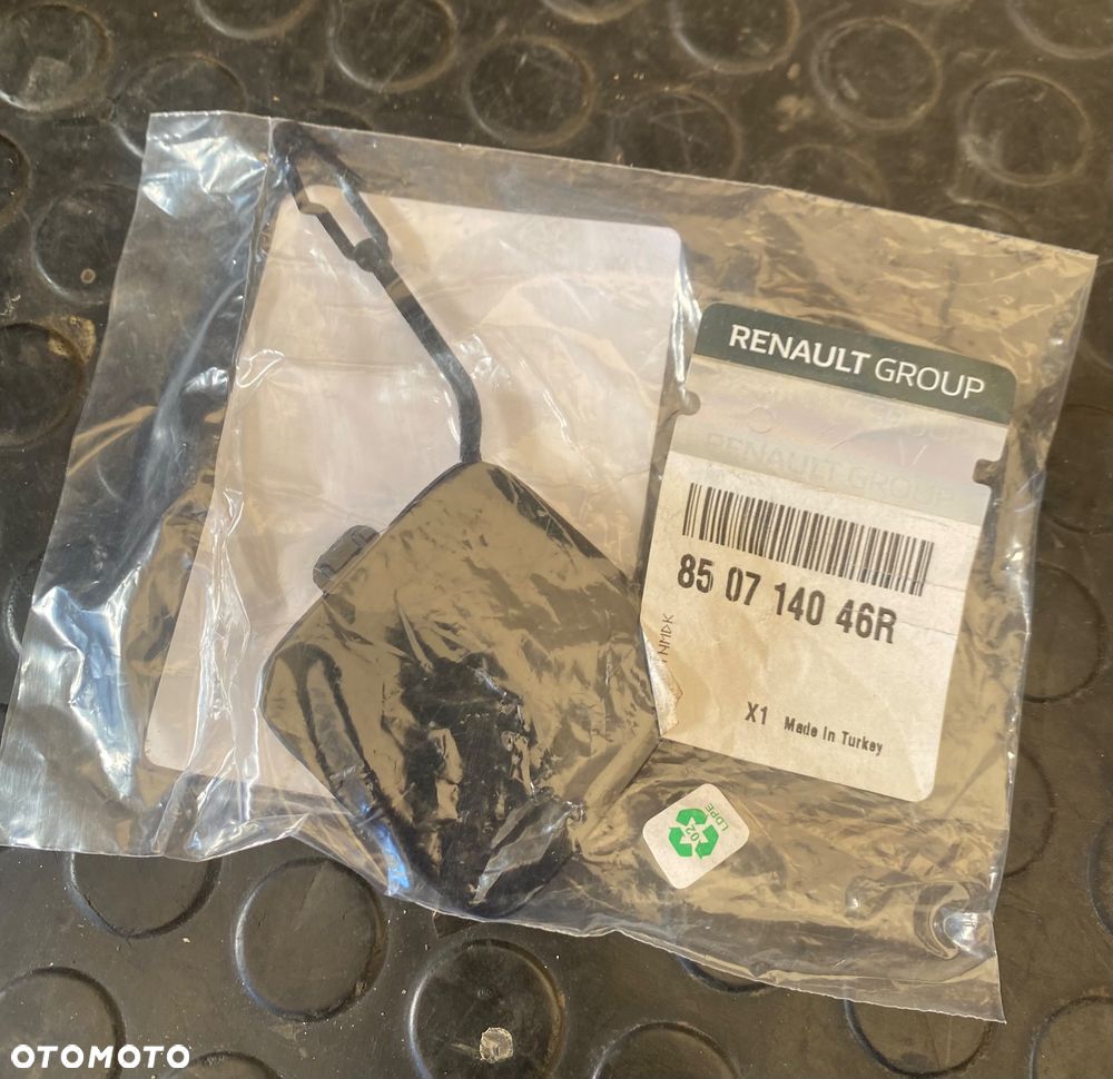 RENAULT CLIO 5 V NOWA ! ORYGINALNA  ZAŚLEPKA HAKA ZDERZAKA TYLNEGO W ZDERZAK TYLNY TYŁ ZASŁONA NA HAK tylny 850714046R - 3
