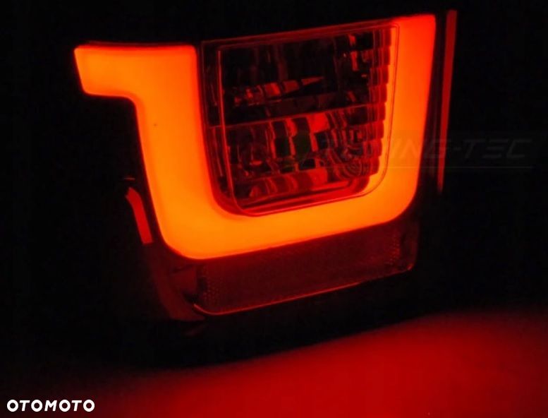 lampy tyl ne kpl led bar diody tuning vw t4 transporter multivan caravelle - 2