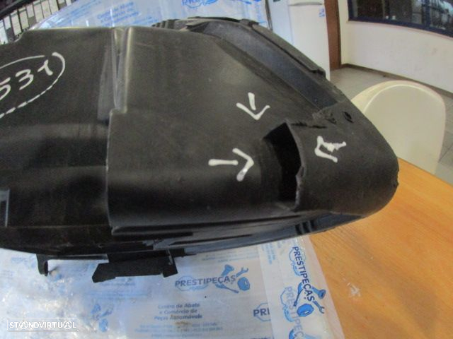 Farol 9650056180 CITROEN C5 2005 1.6HDI 110CV 5P BEGE ESQ H7 + H1 ORIGINAL Danificado - 3