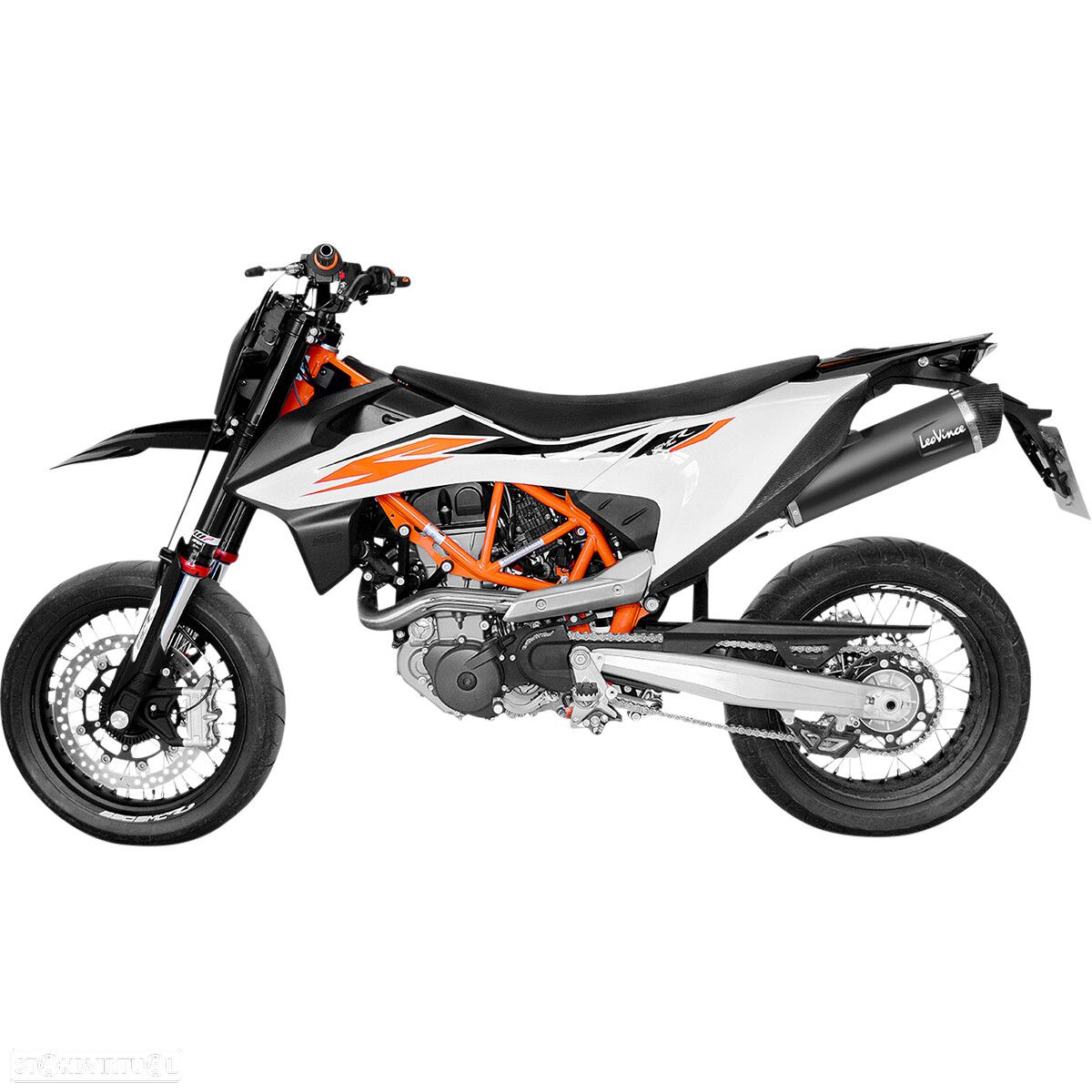 ponteira escape leovince ktm enduro 690 r / smc 690 r - 14065k - 1