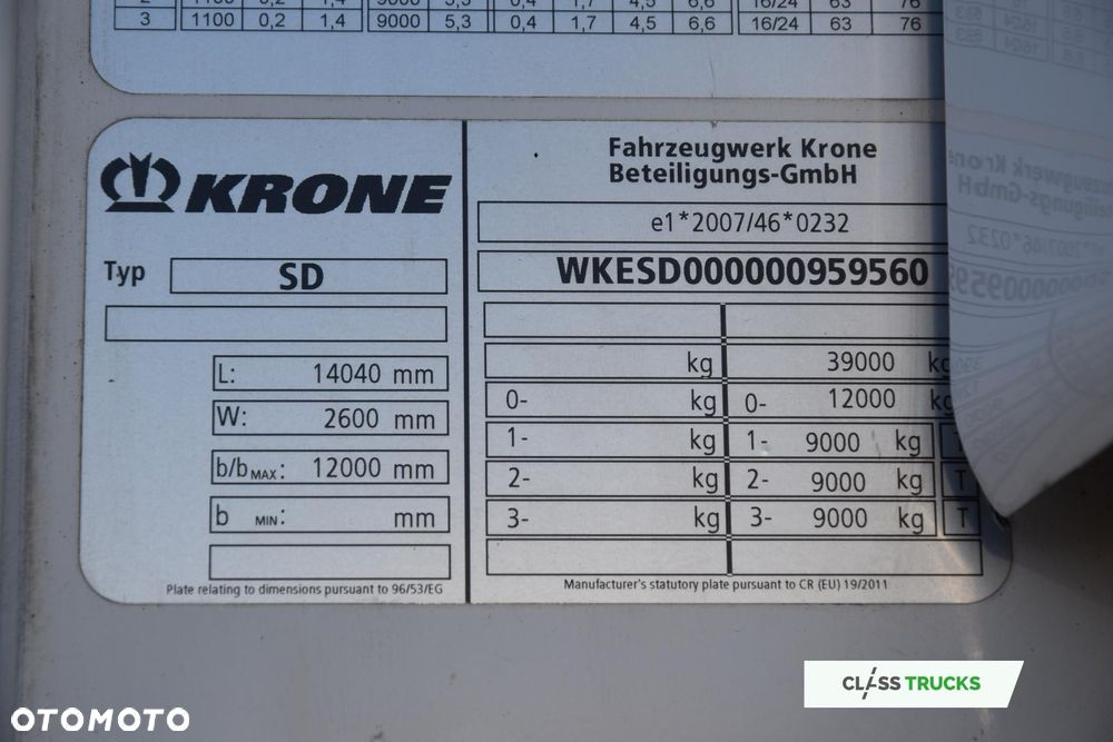 Krone SDR Cool Liner FP 60 ThermoKing SLXi 300 - 15