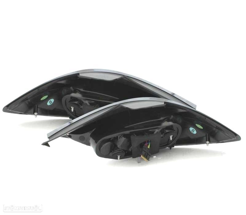 FAROLINS TRASEIROS LED OPEL CORSA D 06-11 PRETO ESCURECIDO - 3