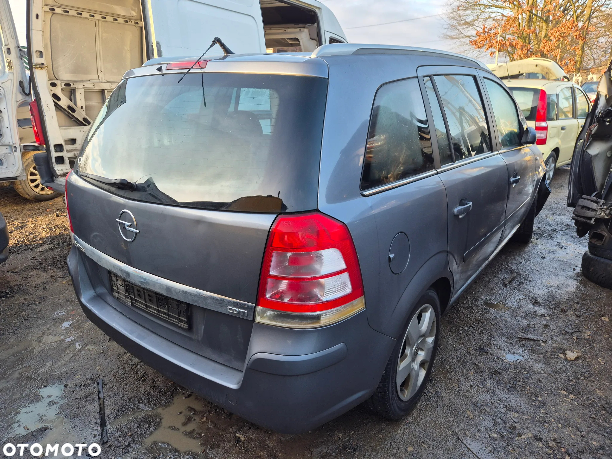 OPEL ZAFIRA B Z155 maska pokrywa silnika klapa bagażnika zderzak lampa reflektor pas przedni stop lampy halogeny - 4