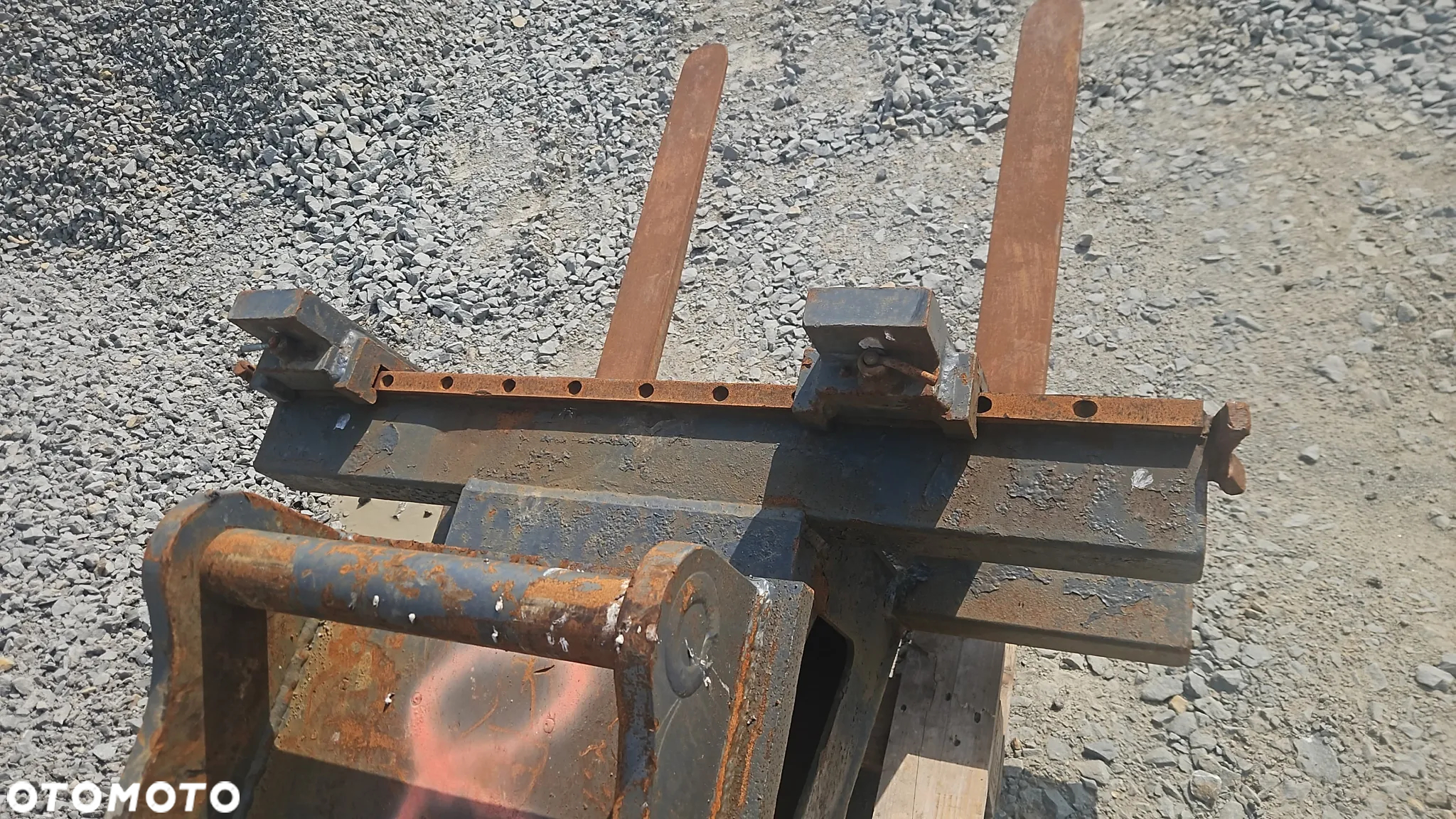 Widły do palet złącze S70 do koparki koparka paletowe paleciak - 2