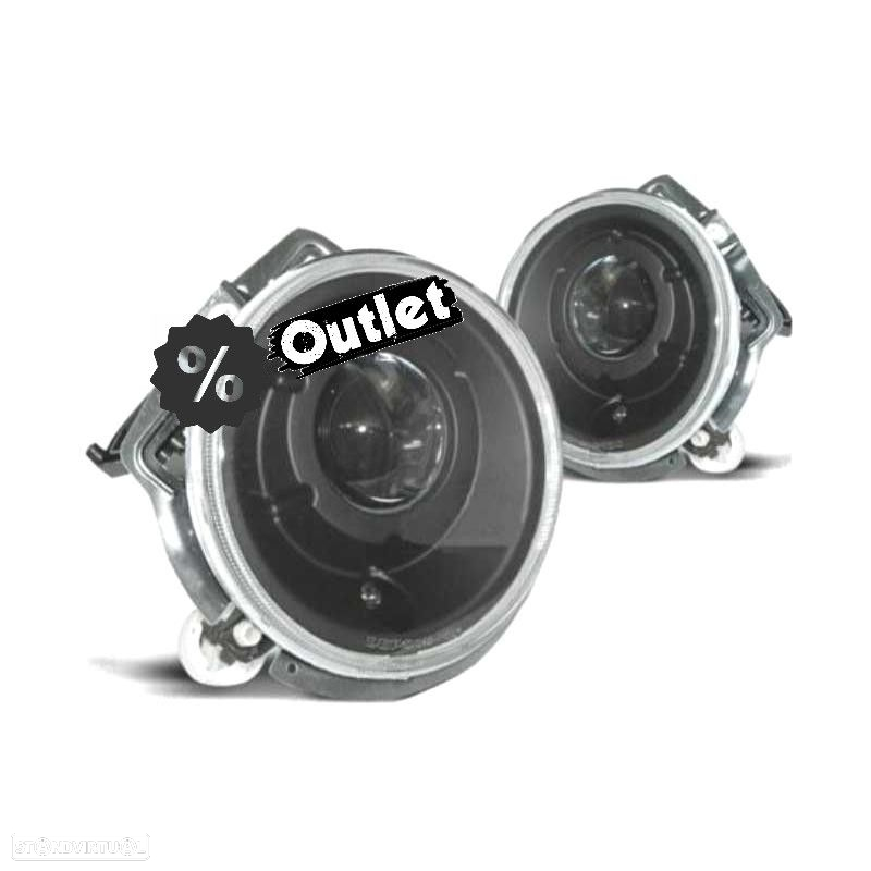 R145703C2. FAROL MERCEDES CLASSE G W463 89- FUNDO NEGRO LOOK AMG G65 - 6