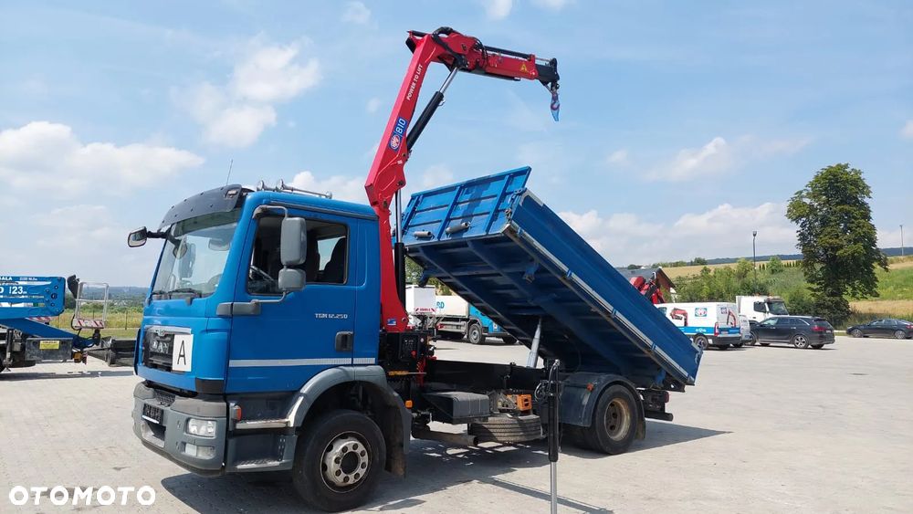 MAN TGM BL 4x2 HDS HMF 810-K1 MCS + nowy żuraw kran crane - 9