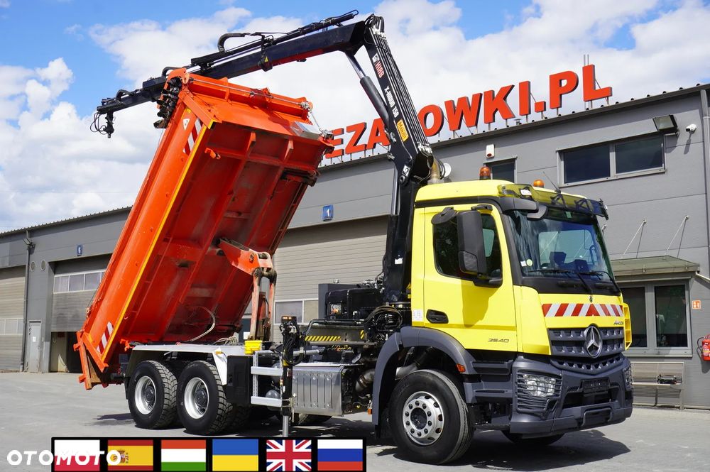 Mercedes-Benz Arocs 2640 6x4 / 100 tys. km! / HIAB X-Hiduo 158 / rotator / Wywrotka 2-stronna - 1
