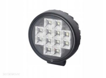 Lampa robocza 12X LED okrągła z wyłącznikiem OFFOn - 1
