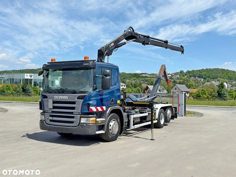 Scania P 360 * Hakowiec * HIAB 111 BS - 2 HIDUO + PILOT * STAN BDB - 2