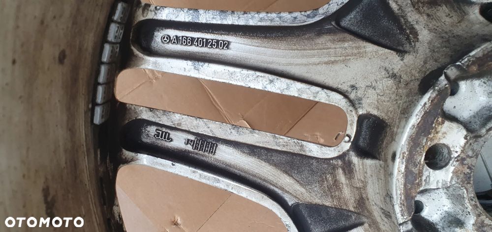 Alufelga felga aluminiowa 10J 21 ET46 5x112 Mercedes GL X166 W166 AMG Oryginał A1664012502 - 12