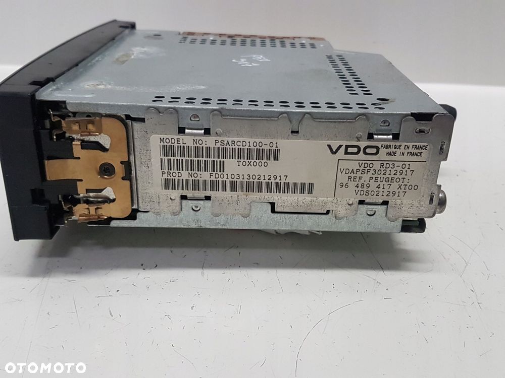 PEUGEOT 307 RADIO CD RADIOODTWARZACZ ORYGINAŁ - 6