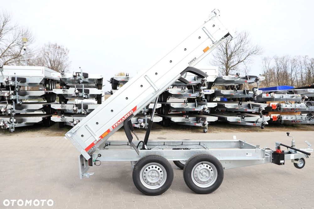 TEMARED TIPPER 2515/2 S 0,75T  253x152x30cm, DMC 750kg, Pompa ręczna , Burty ALU - 18